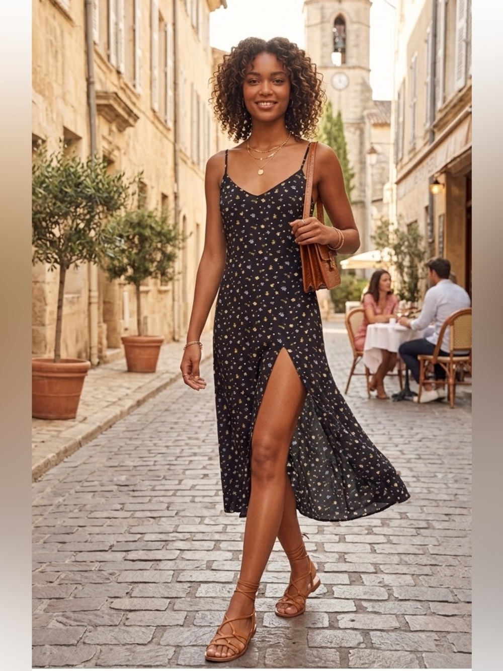 NWT Reformation Crimini Slip Dress in Posie